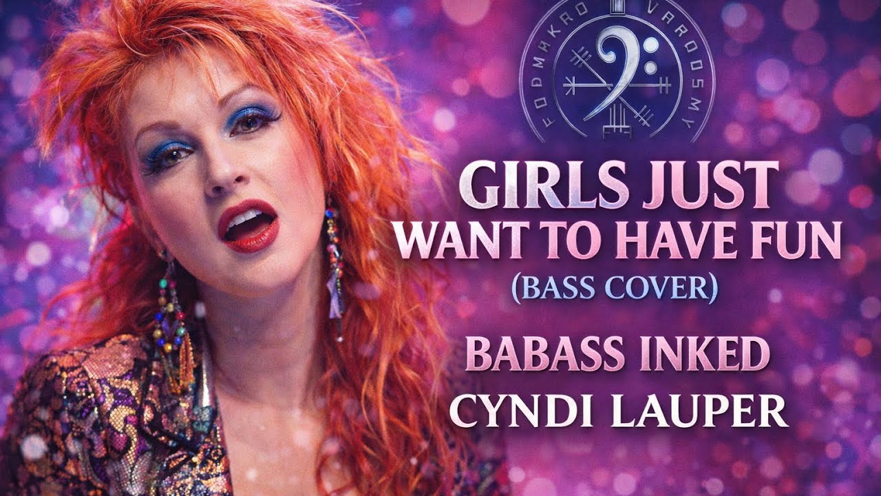 Feel the Low End ⚡ | BABASS INKED – “Girls Just Want to Have Fun” (Bass Cover) CYNDI LAUPER