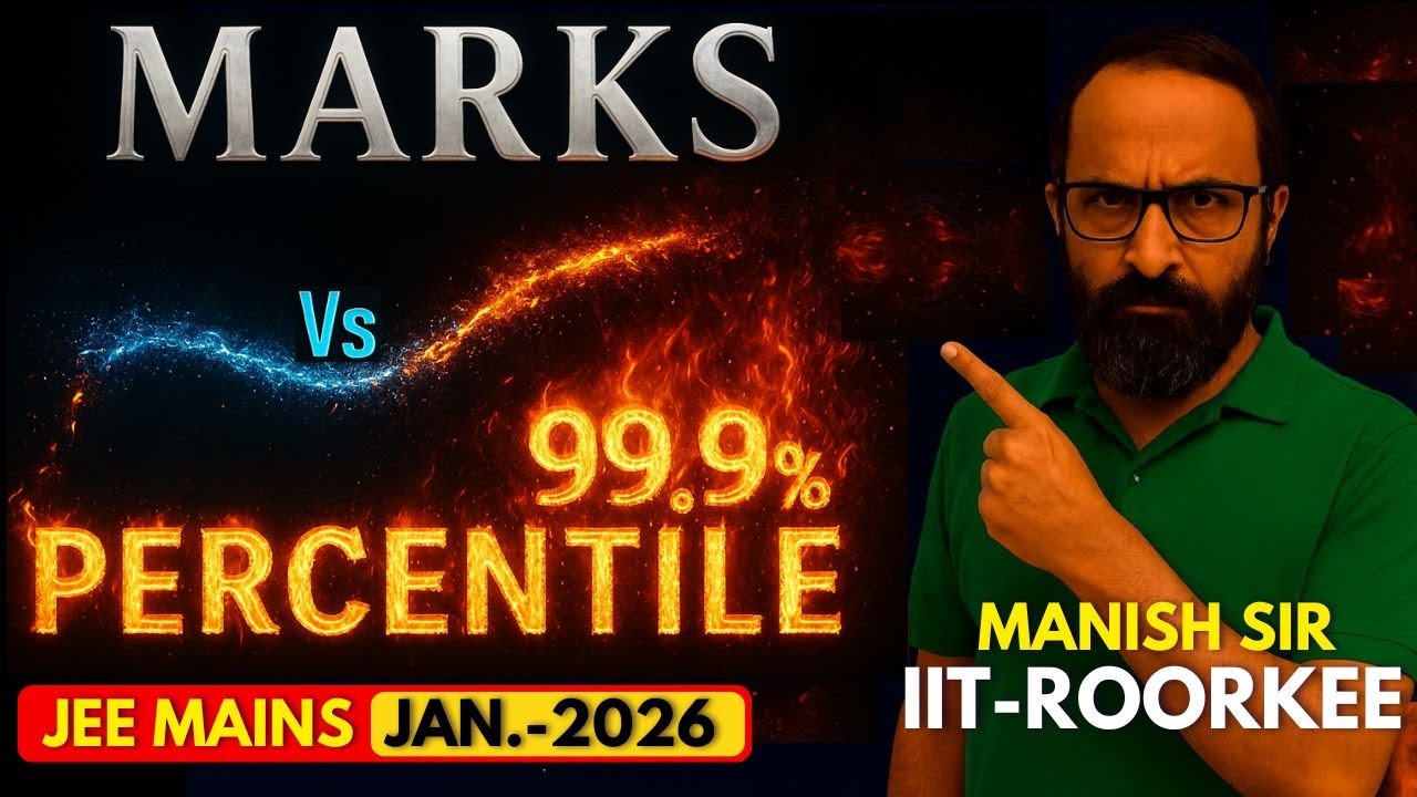 Marks vs Percentile 🔥 | JEE Mains January (21-24), 2026 | Expected Rank & Cut-Off Analysis
