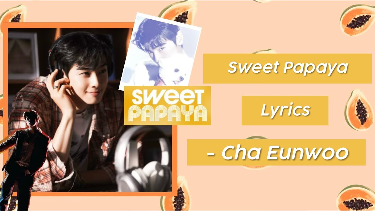 Cha Eunwoo (ASTRO) - Sweet Papaya (Lyrics)
