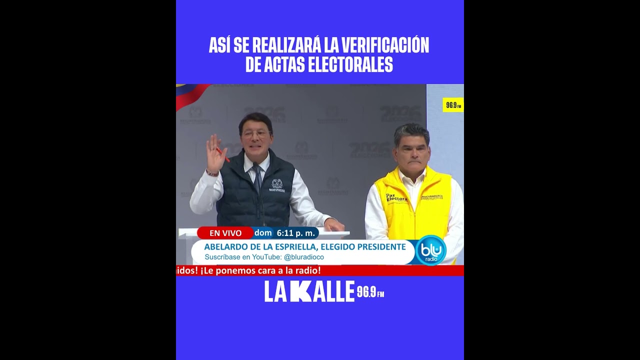 As&iacute; se realizar&aacute;n la verificaci&oacute;n de las actas electorales