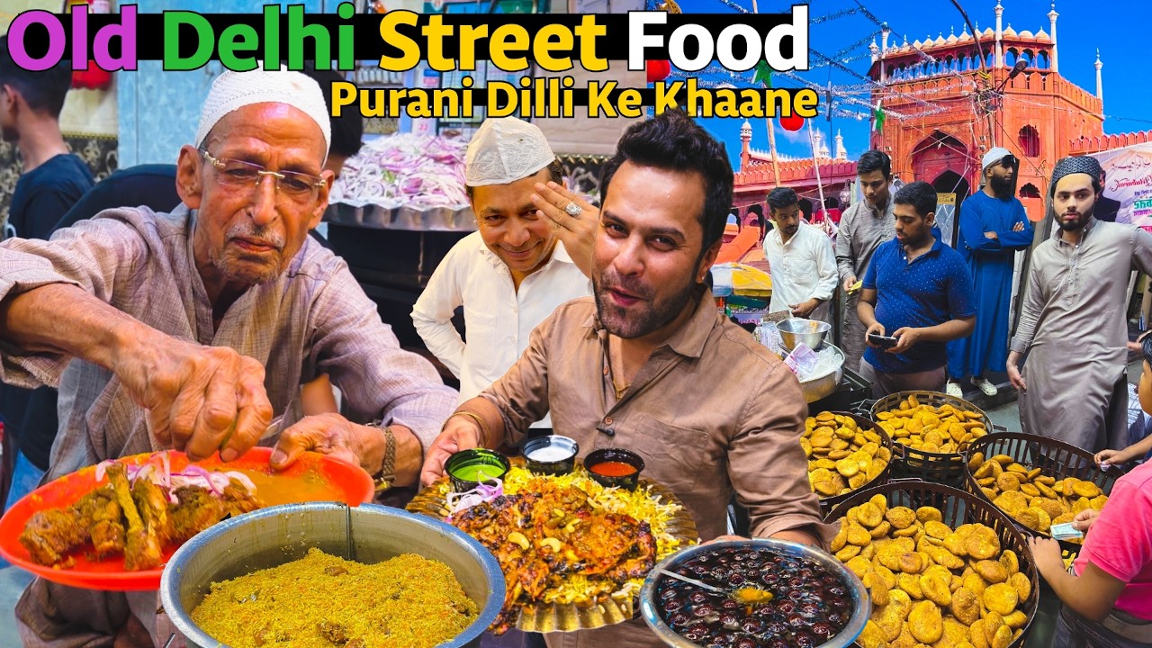 Best Old Delhi Street Food | Tunday Kababi, Haji Fry Chicken, Alfaham Chicken | Indian Food