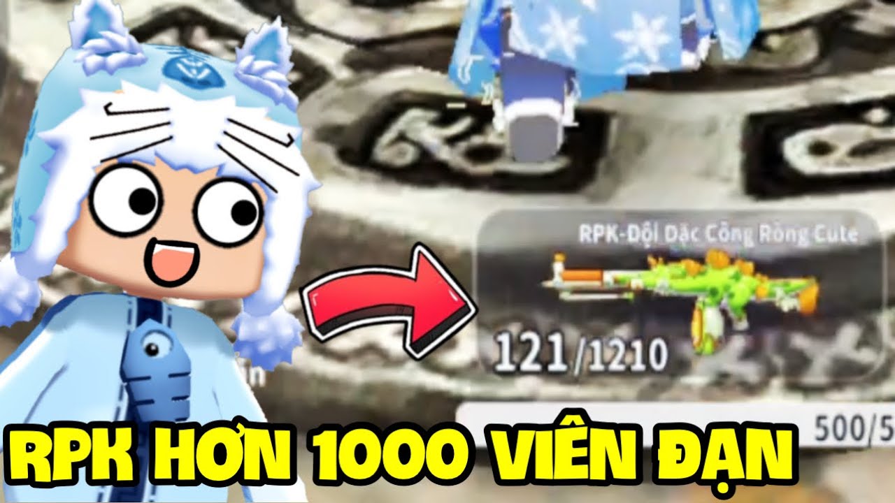 RPK HƠN 1000 VIÊN ĐẠN BẮN DÃ NHÂN SIÊU MẠNH TRONG MINI WORLD ROYALE 2025 | MEOWPEO