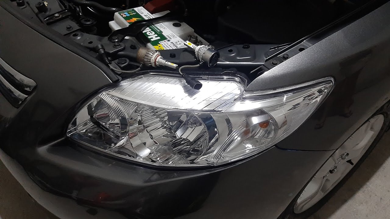 Troca de Lâmpada Led Farol Alto - 
