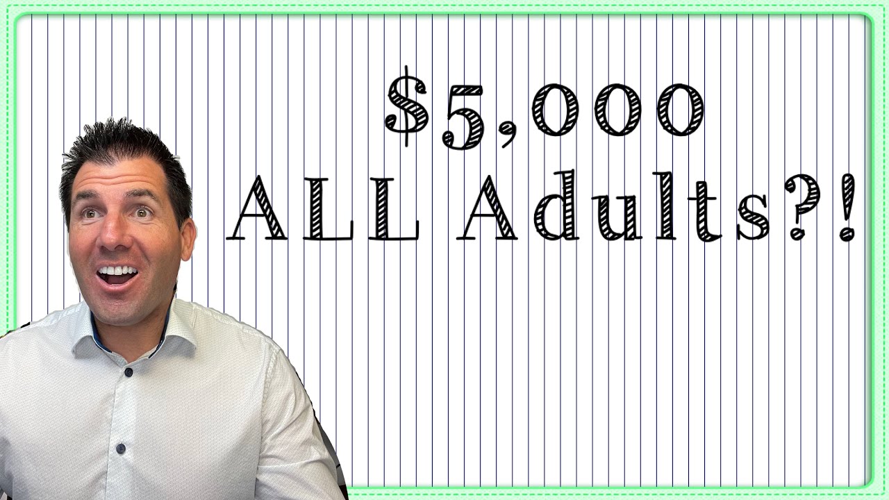 ALL Adults?! $5,000 Stimulus Check / Dividend Payment from the President
