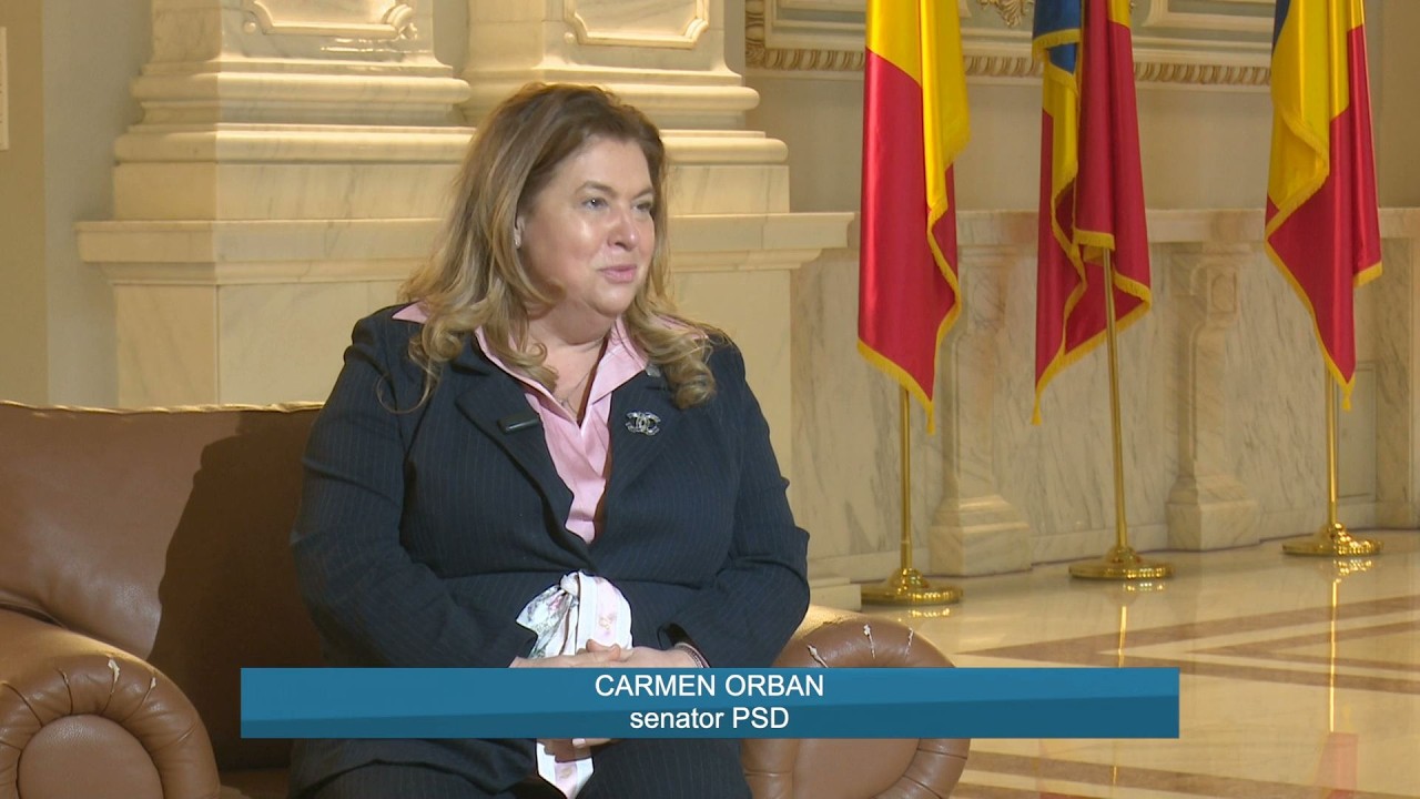 Parlamentul României: interviu cu Carmen Orban, senator PSD