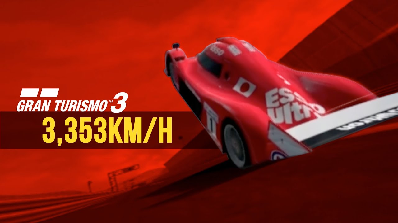 Gran Turismo 3 3,353km/h Toyota GT-One Race Car