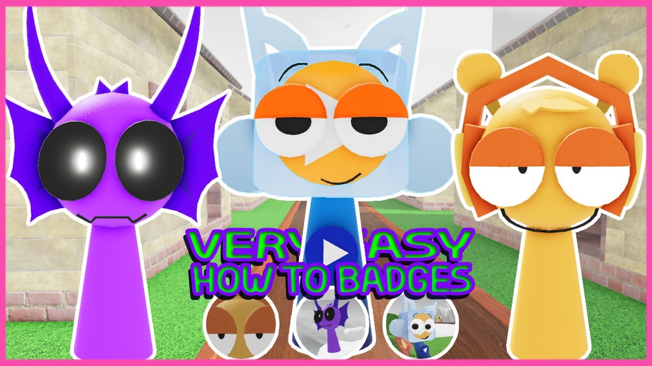 Roblox Update - How to get 3 Badges in 3D Sprunki Retroplay