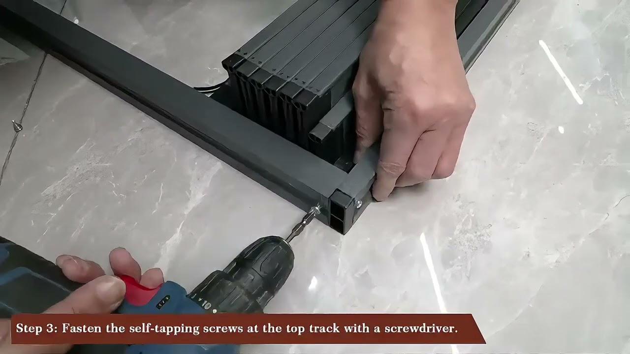How to Install an Ultra-Narrow Aluminum Retractable Screen Door | Step-by-Step Guide#courtyardmart
