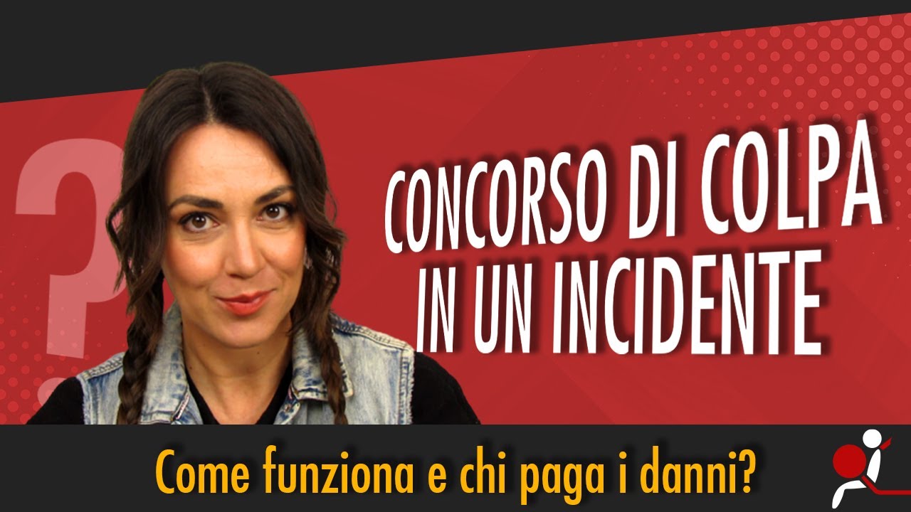 Incidente stradale: CONCORSO DI COLPA, come funziona?