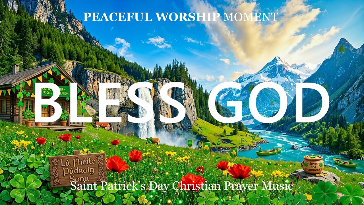 BLESS GOD – 3 Hours Soaking Worship with Scriptures | Saint Patrick’s Day Christian Prayer Music