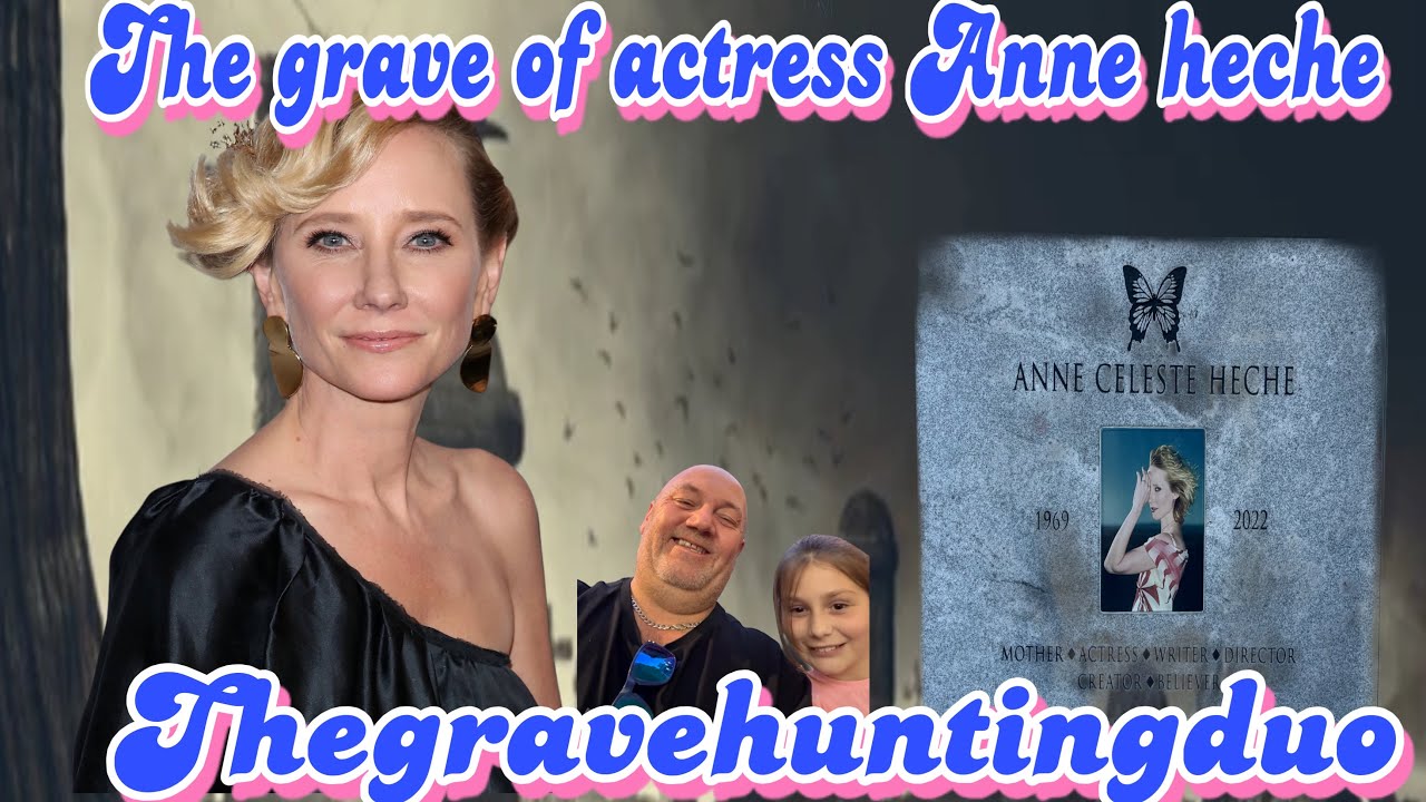 The grave of actress Anne Heche