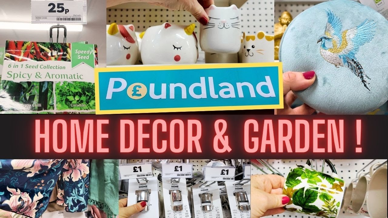 What's New In Poundland Home Decor and Gardening? | Shop with Me 🛍️✨