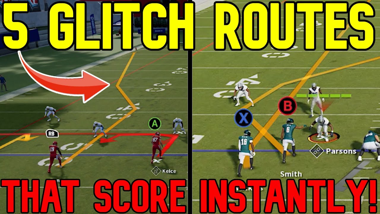 5 NEW Overpowered Glitch Routes That SCORE INSTANT TOUCHDOWNS! Best Plays Madden NFL 23 Offense Tips