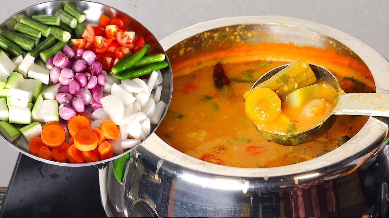 ఇప్పుడు ఇంటికి ఎంత మంది చుట్టాలు వచ్చినా చిటికెలో సాంబార్ రెడీ😋👌 Hotel Style Sambar Recipe In Telugu