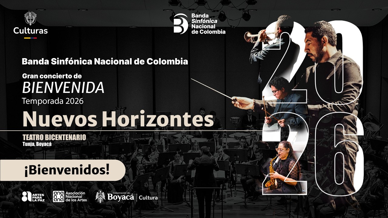 Concierto de Bienvenida a Boyacá a la Banda Sinfónica Nacional de Colombia