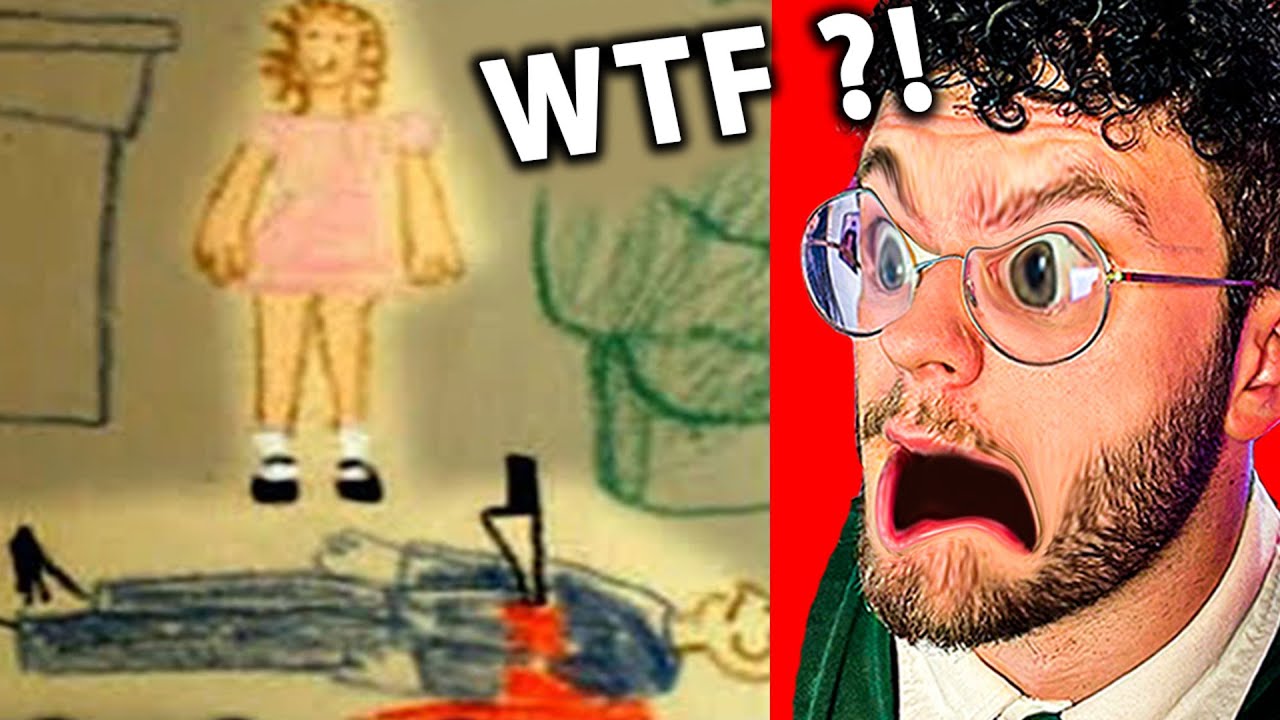 5 Dessins d'Enfants qui CACHENT une HISTOIRE Choquante 4