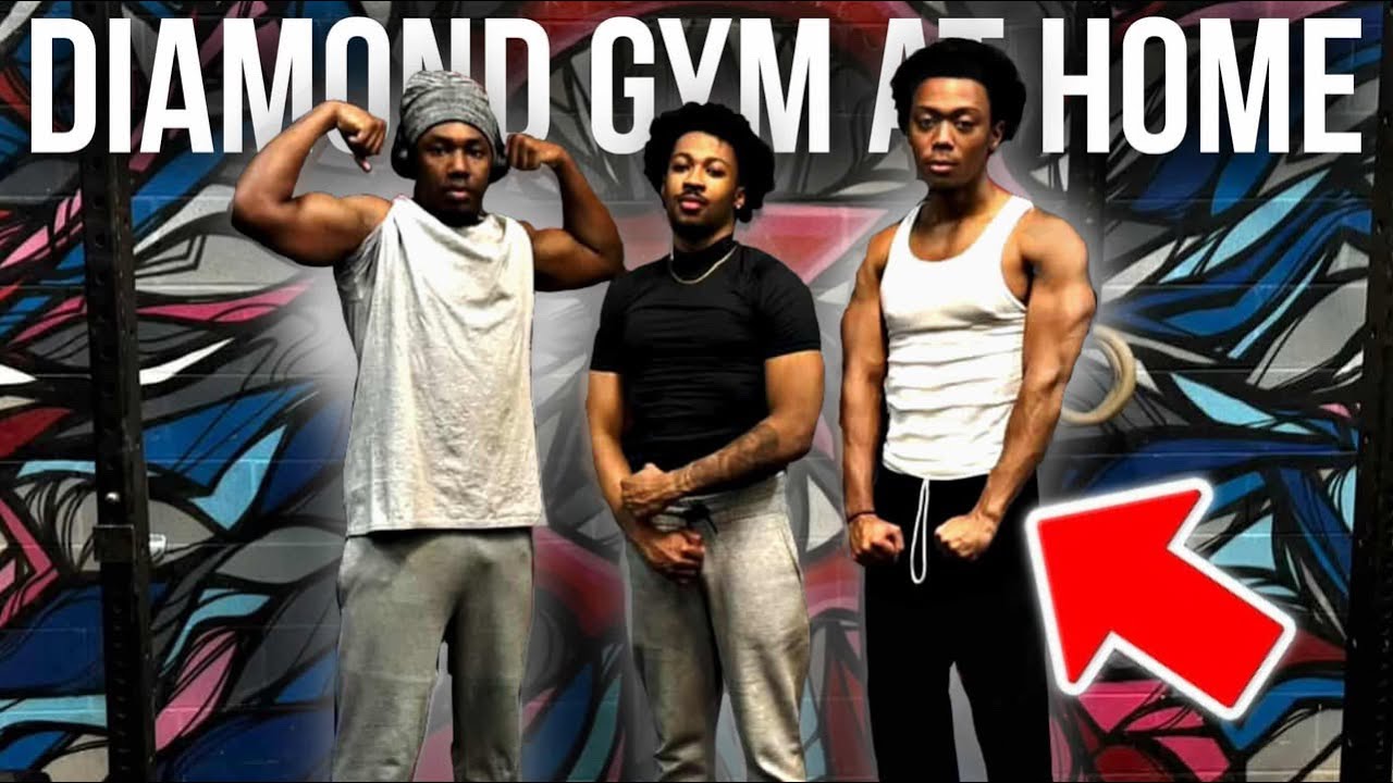 I WENT TO THE DIAMOND GYM!!! (at home version)