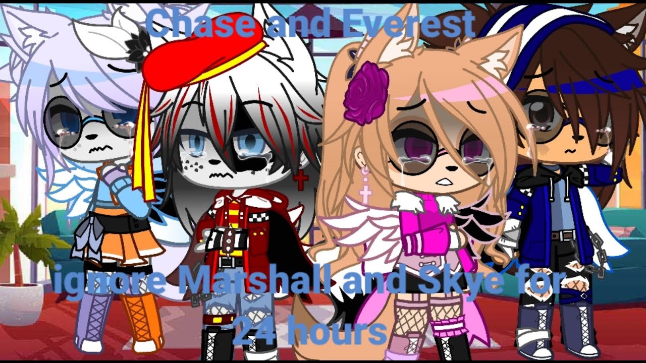 Chase and Everest ignore marshall and skye for 24 hours//read desc