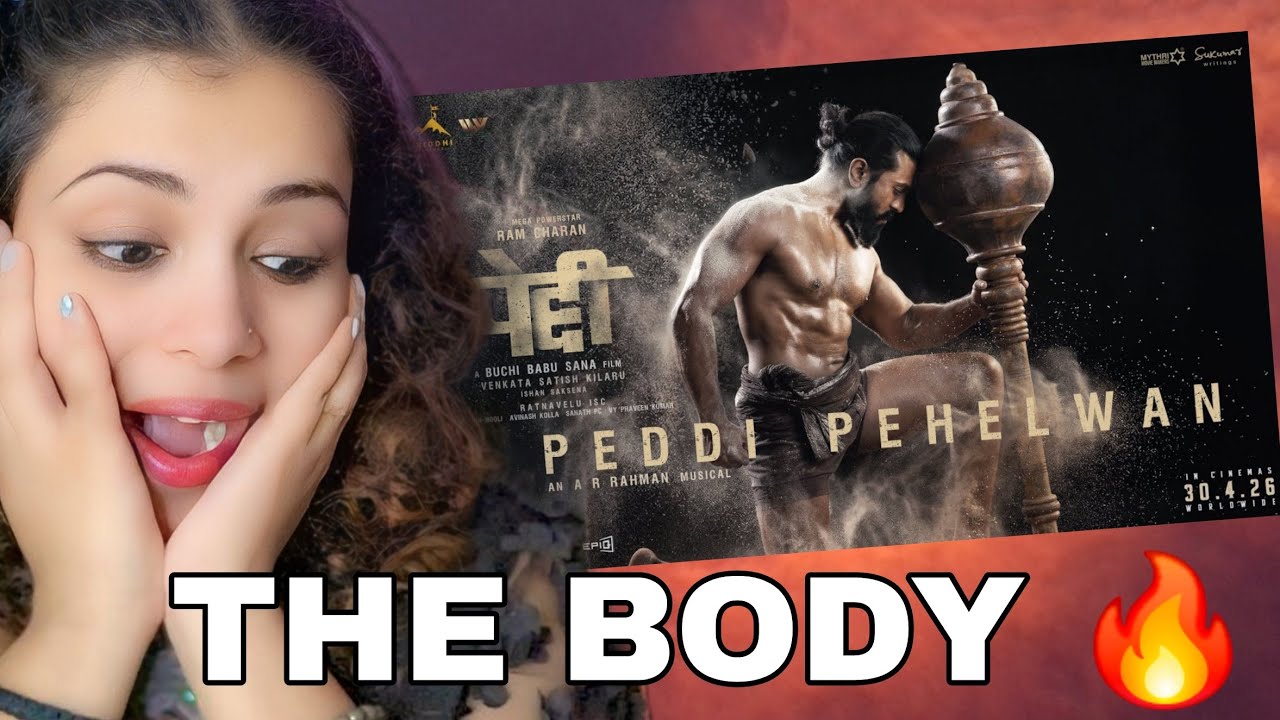 Peddi Pehelwan Glimpse REACTION  | Ram Charan | Janhvi Kapoor | A R Rahman | Buchi Babu Sana