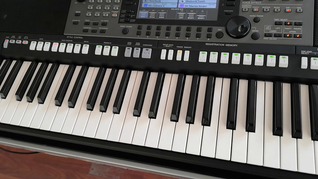 Yamaha a3000 tuşların tanıtımı 6 genel kullanım