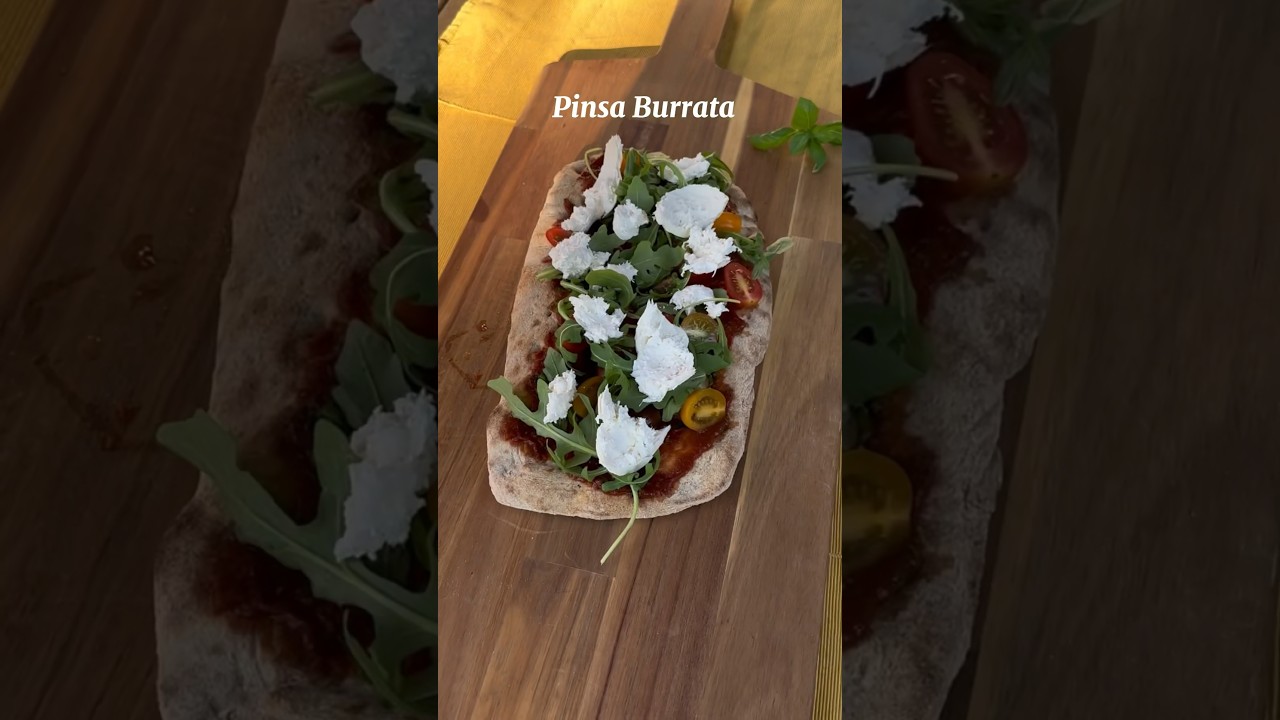 Pinsa Burrata #food #healthylifestyle #italianfood #easyrecipe #foodie #whatieatinaday