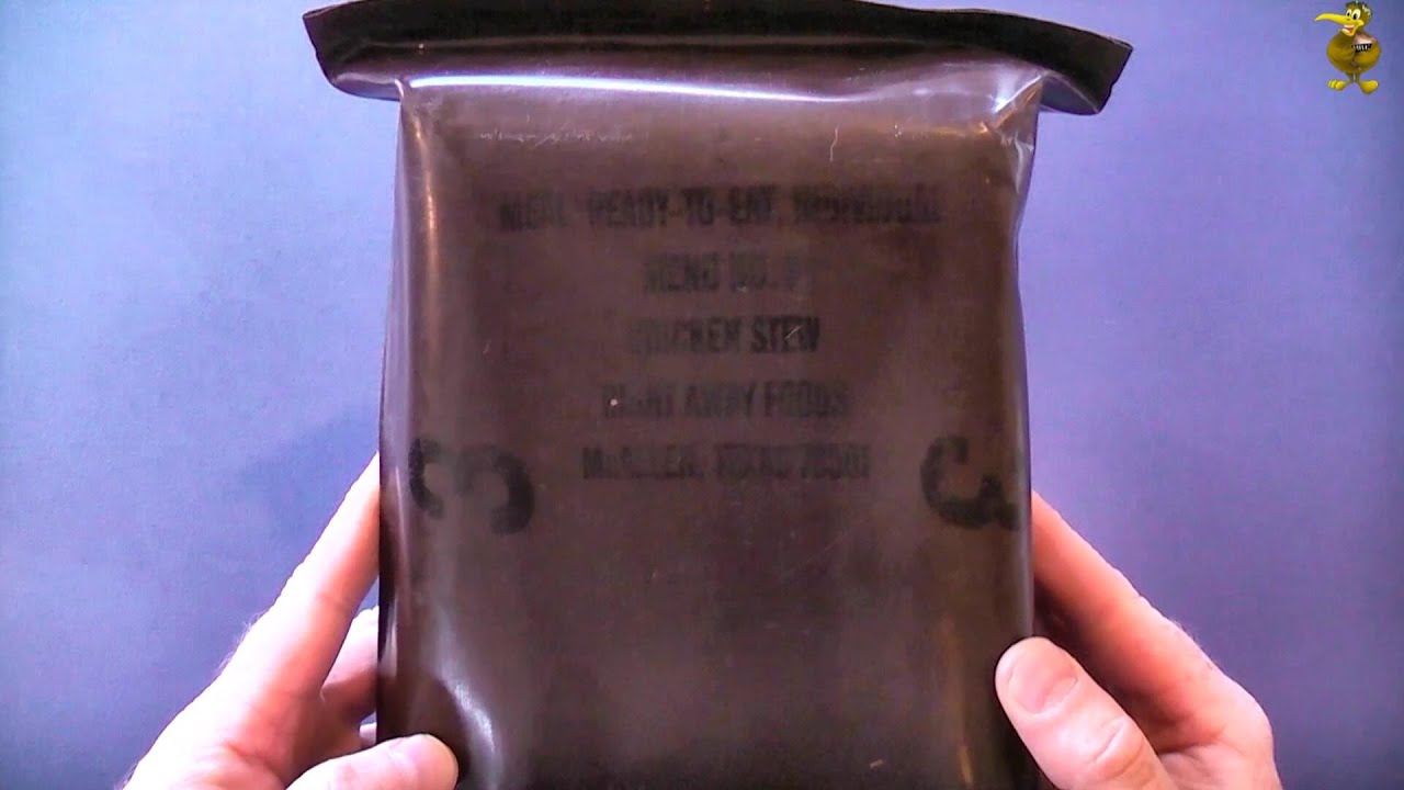 Vintage MRE Review - Menu 3 - Chicken Stew (1994)