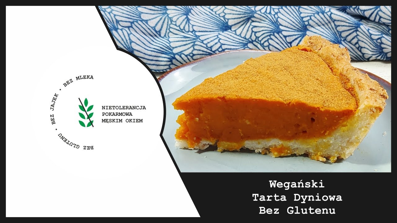 Wegańska Tarta Dyniowa Bez Glutenu