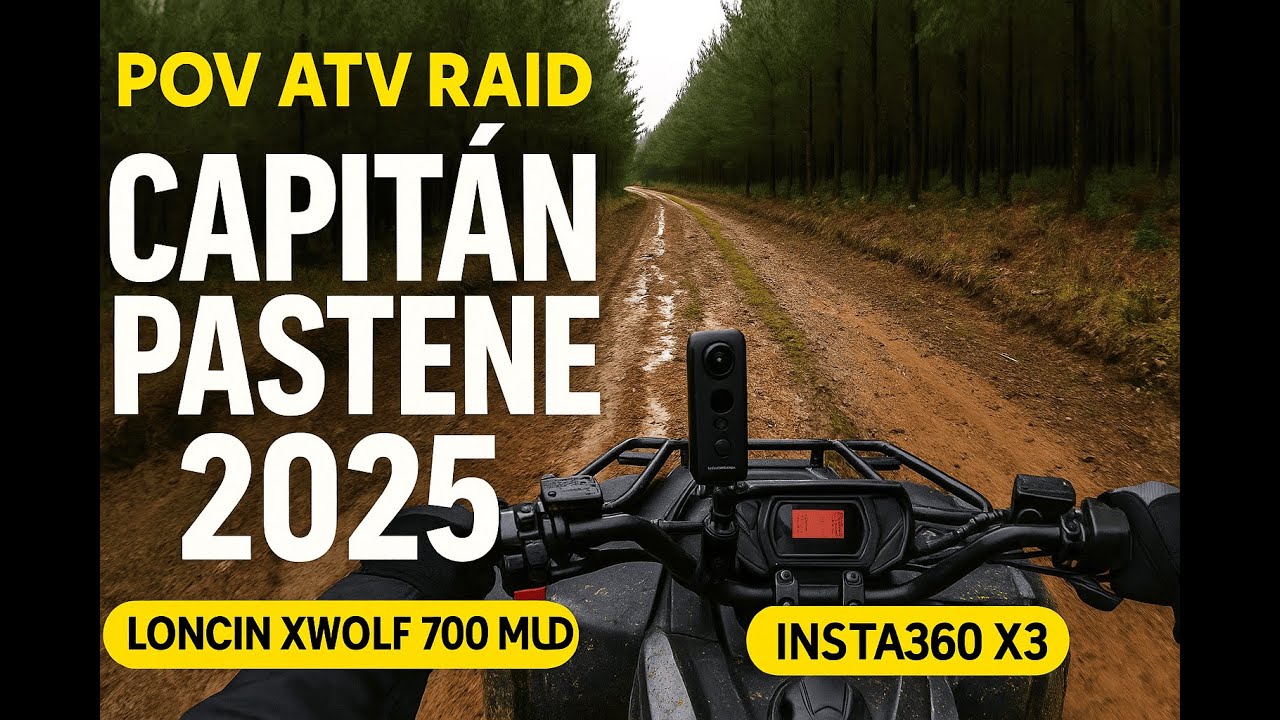 POV Raid Capitán Pastene 2025 | Ruta completa en ATV Loncin Xwolf 700 Mud + Insta360 X3