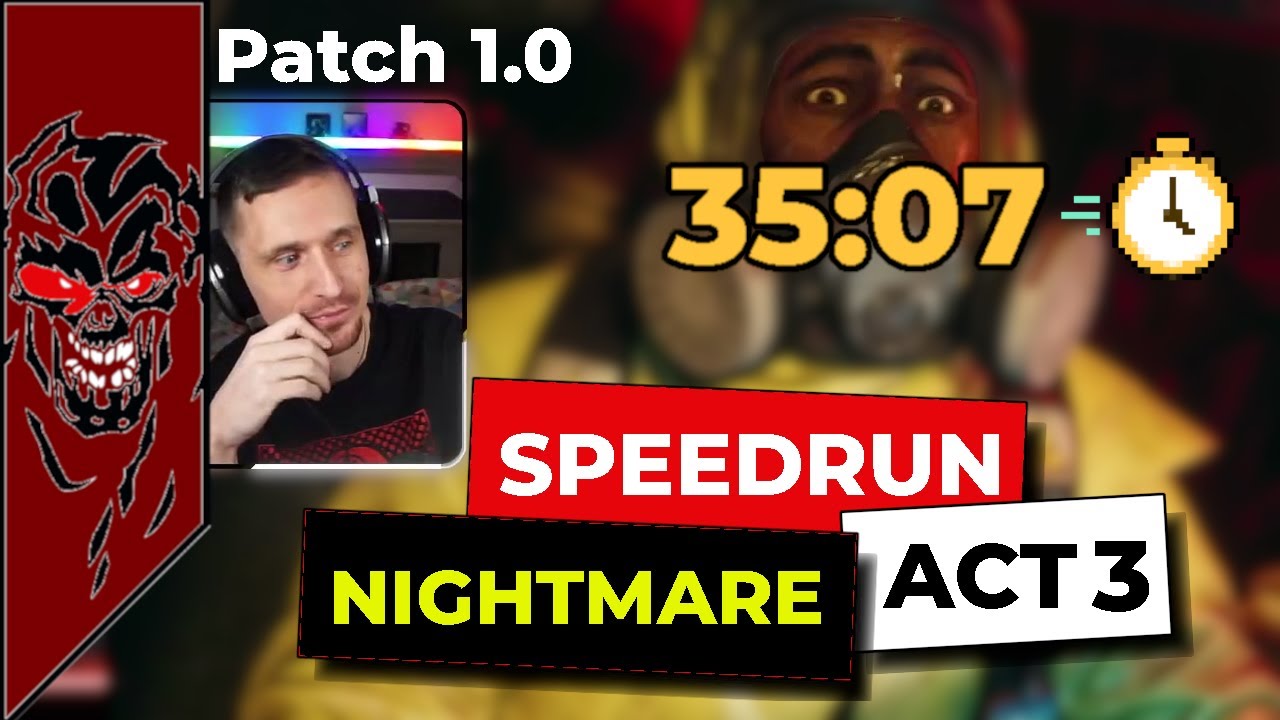 Back 4 Blood SPEEDRUN Nightmare SOLO ACT 3 patch 1.0 category