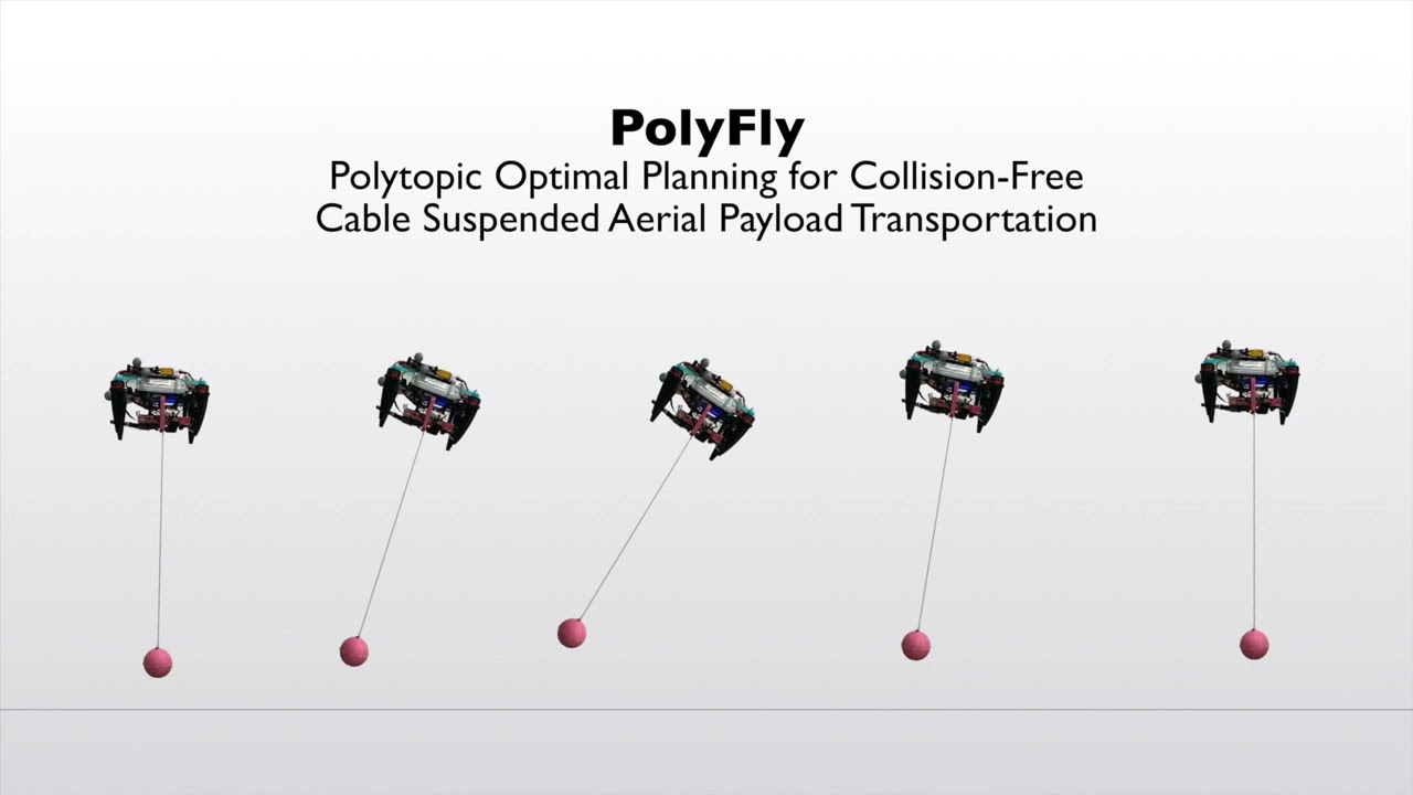 PolyFly: Polytopic Planning for Collision-Free Aerial Transportation