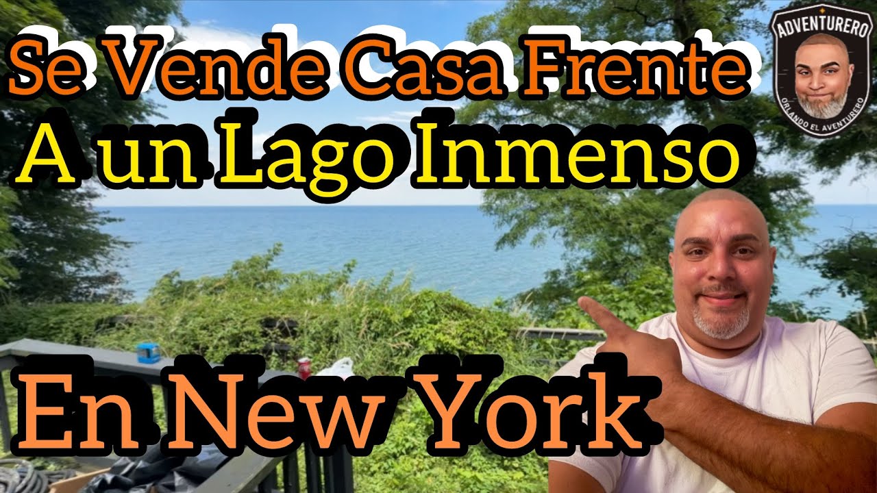 Se Vende Casa frente al Lago de New York , solo para los que buscan la casa de su sueños 