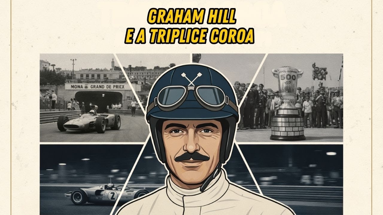 O Único na História: Graham Hill e a Conquista da Tríplice Coroa do automobilismo.