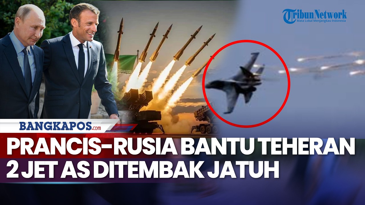 Prancis-Rusia Bantu Teheran, 2 Jet AS Ditembak Jatuh