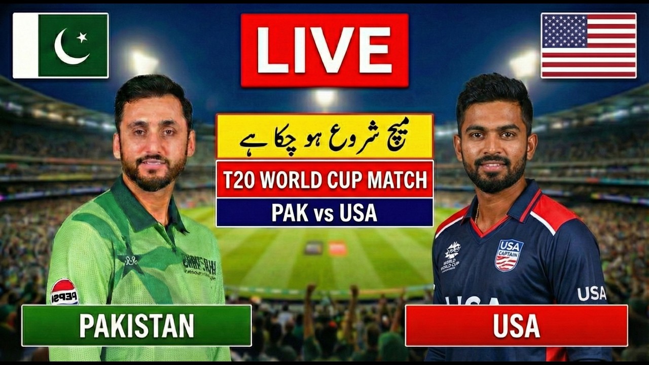 Pakistan Vs USA Match Live & Playing 11 | T20 World Cup 2026 | Babar Azam Dropped?