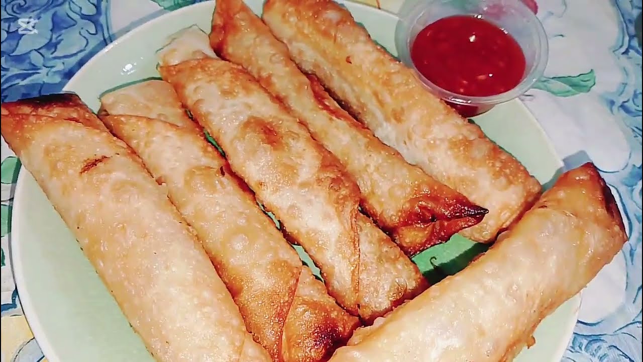 Chicken Chinese spring rolls recipe//chicken vegetable rolls!