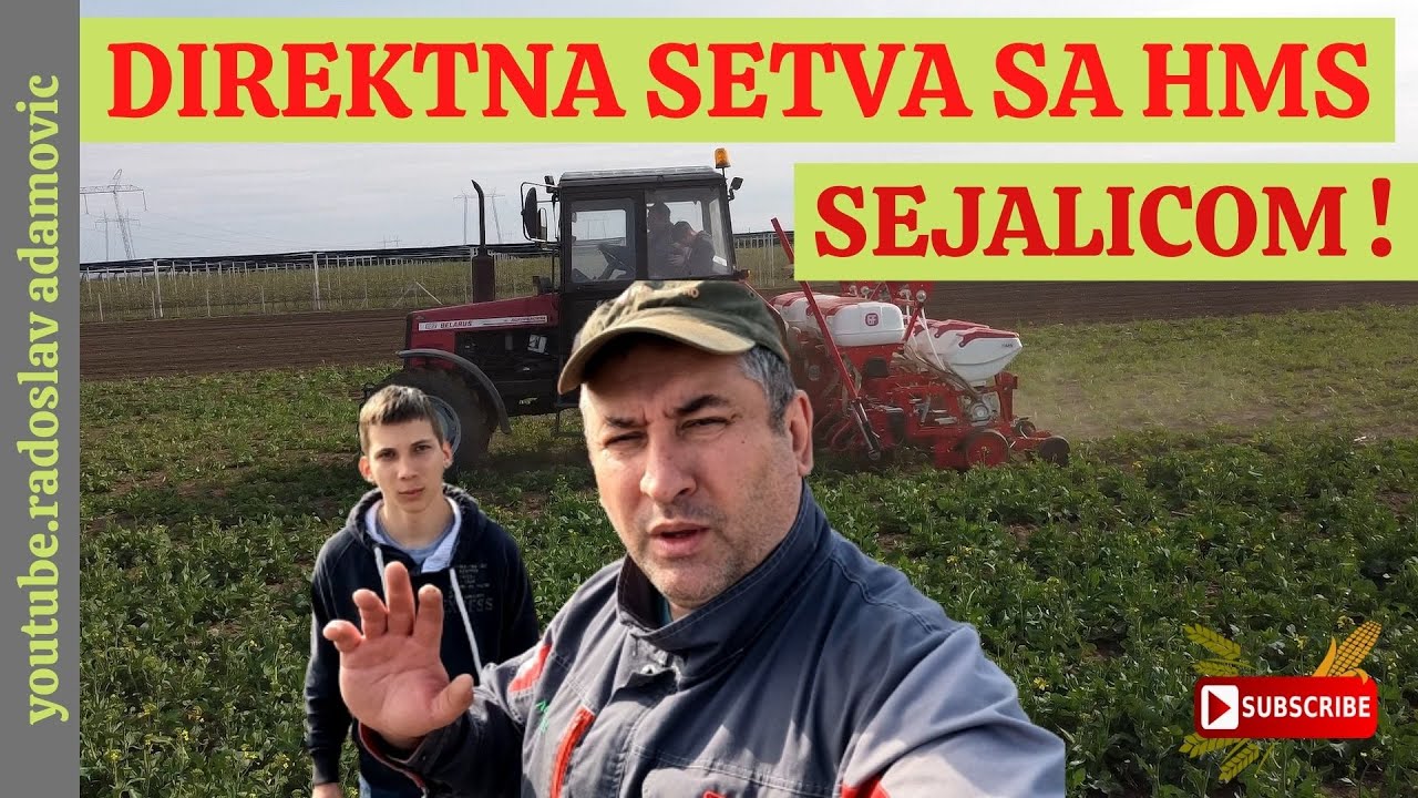 DIREKTNA SETVA SA HMS SEJALICOM! ; NO-TILL SOWING WITH HMS SEEDER!
