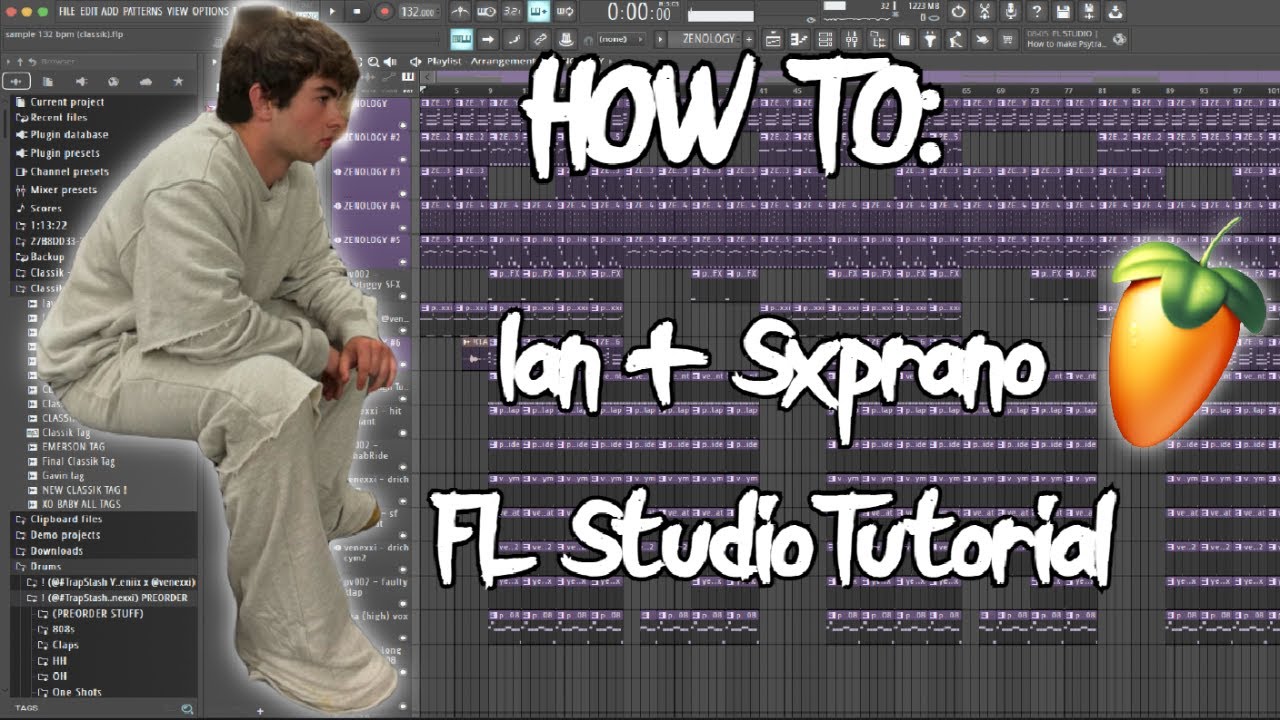 How To Make HARD GLO Type Beats For IAN Like SXPRANO | FL Studio Tutorial