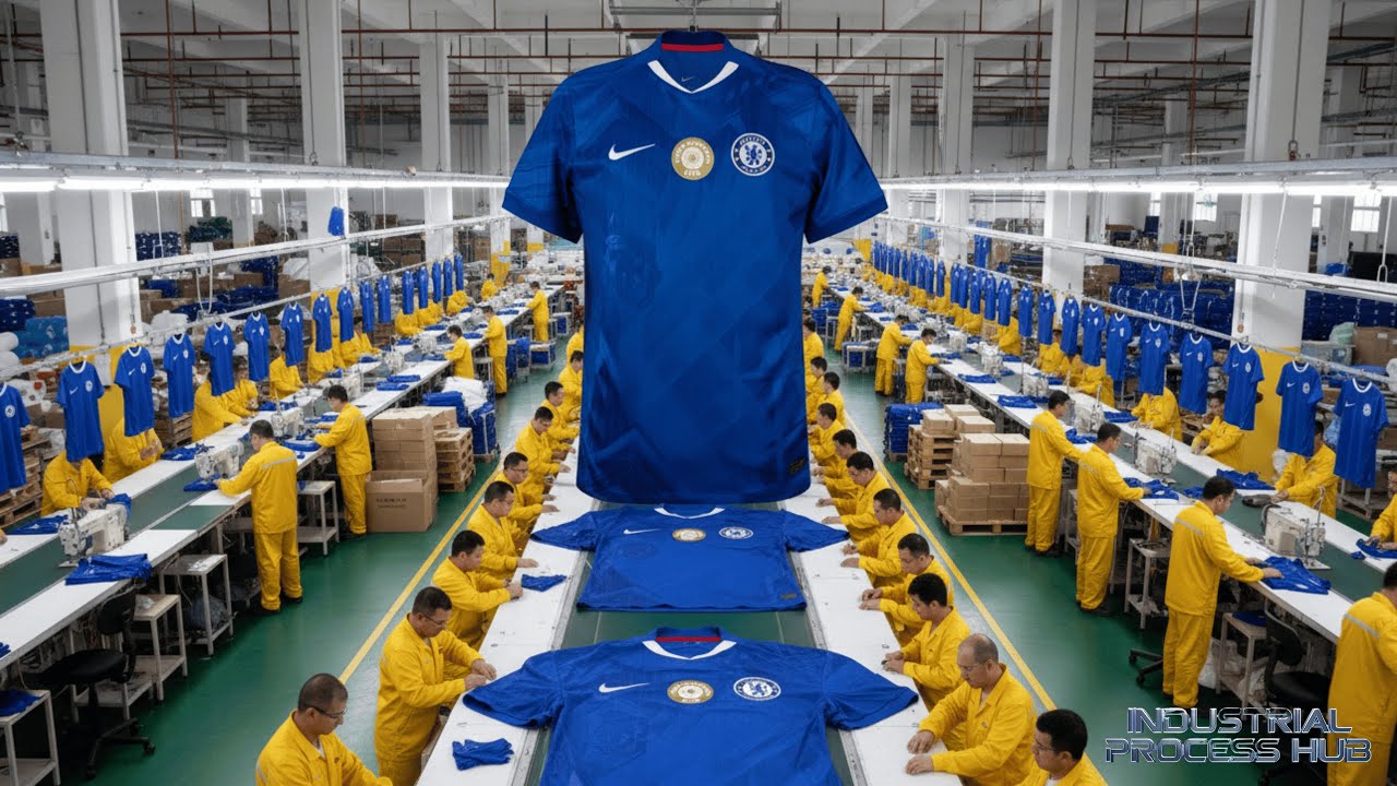 MIND-BLOWING Secrets of Chelsea's Jersey Design Process Revealed | Industrial Process Hub