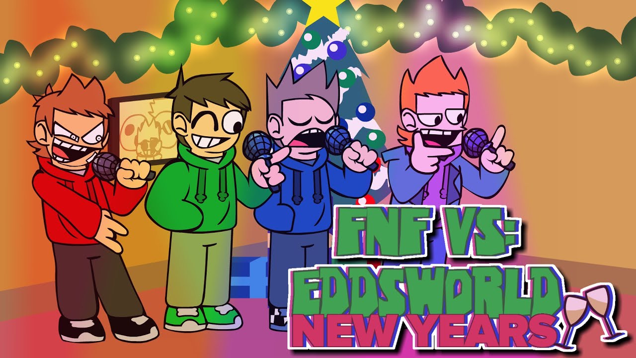 VS EDDSWORLD NEW YEARS 2024 REMAKE (Full Gameplay)