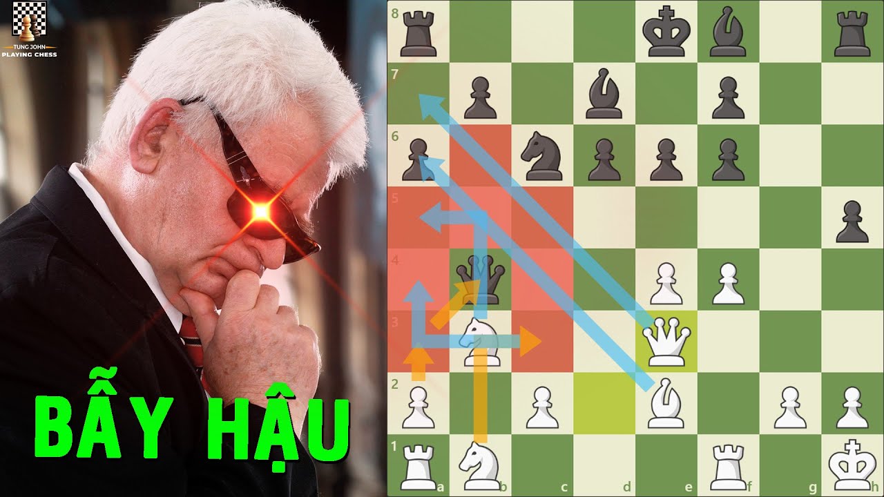 Vua Cờ Thứ 10 Boris Spassky Giăng Bẫy Bắt Hậu Của Bobby Fischer - Tranh Ngôi Vua Cờ 1972 || TungJohn