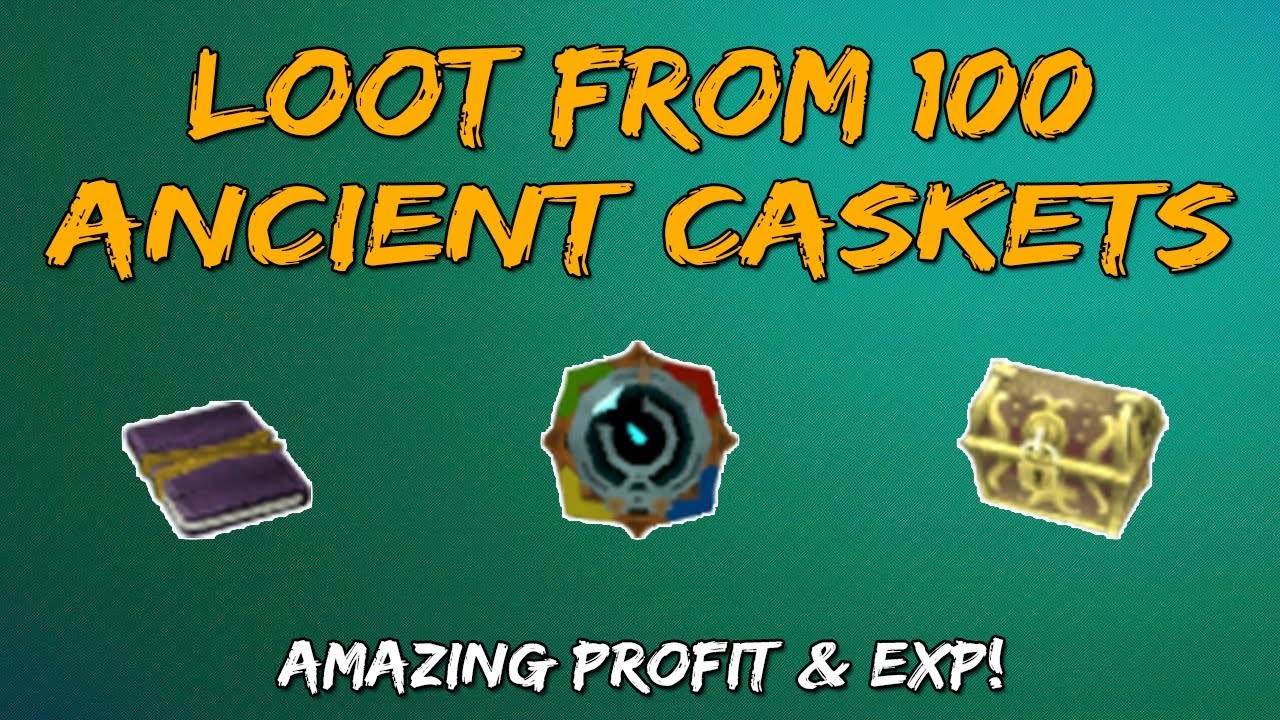 Tetracompass Loot from 100 Ancient Caskets | Insane Exp & Money! [Runescape 3]