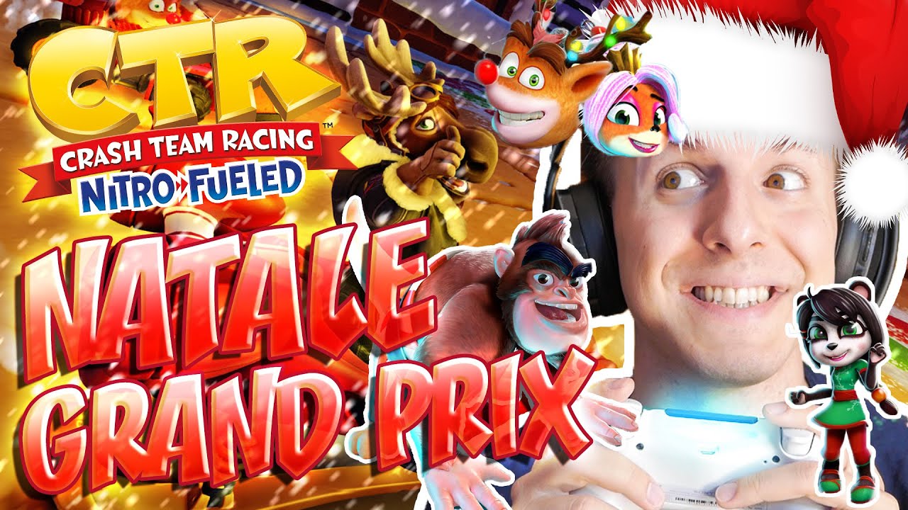 🎄LA PISTA NATALIZIA E RILLA ROO! 🎁 - CTR NITRO FUELED GRAND PRIX NATALIZIO 🎄