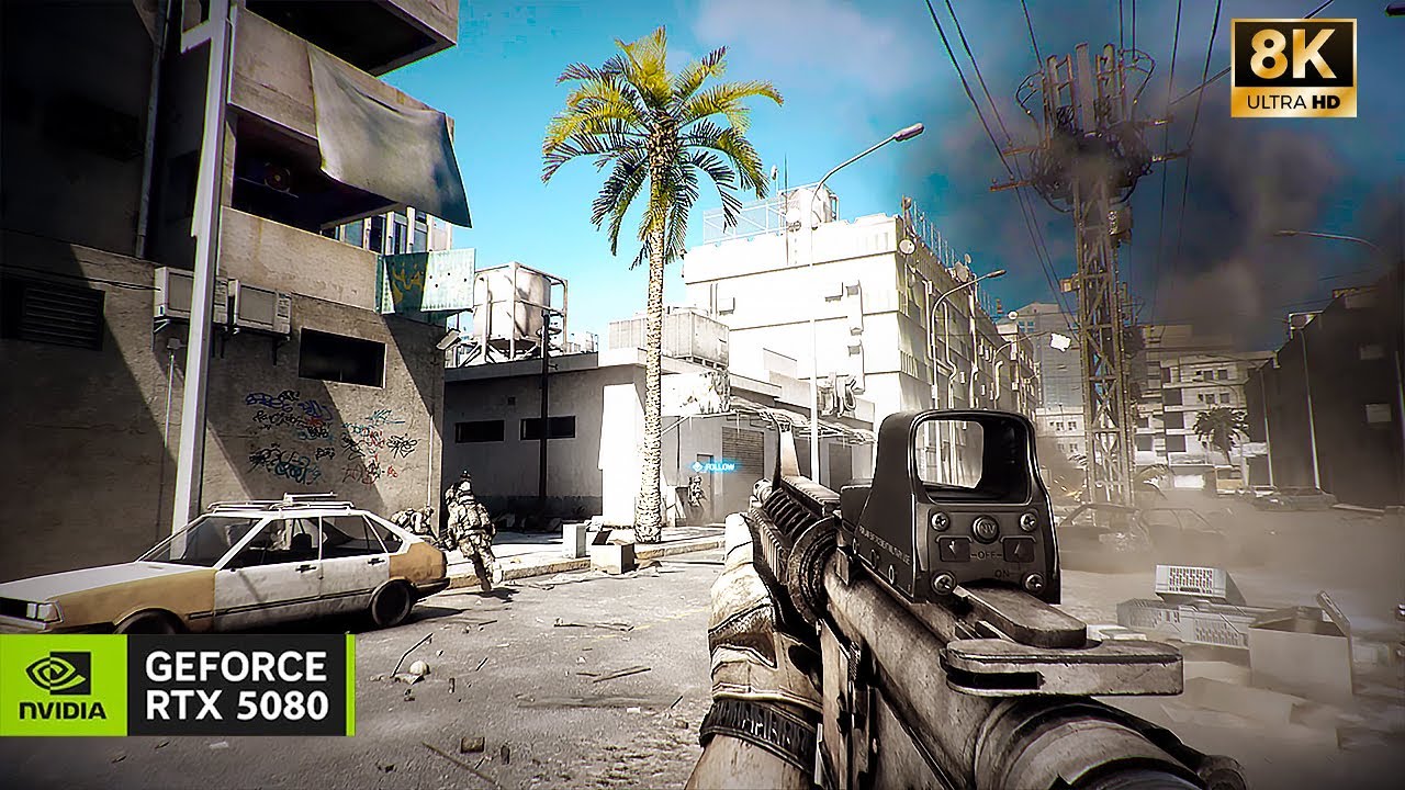 Battlefield 3 in 2025 EPIC Ray Tracing Graphics Mod - 8K Gameplay & Comparison