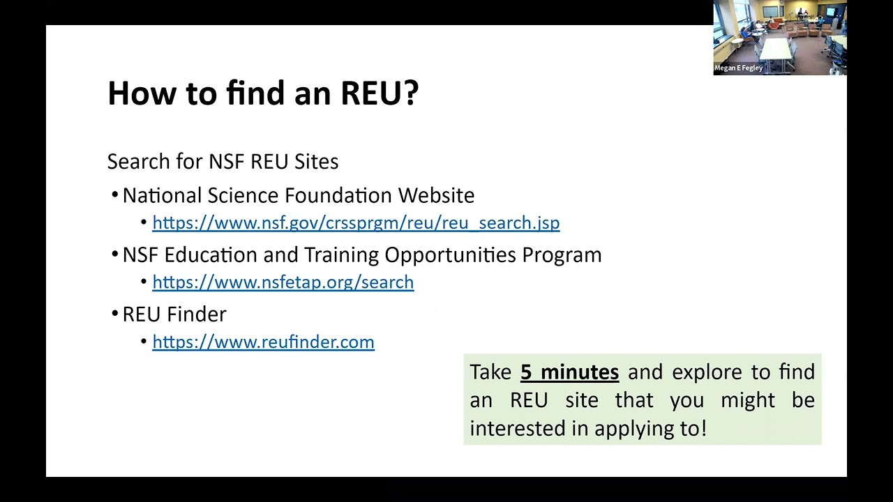 Summer Opportunity Application Workshop