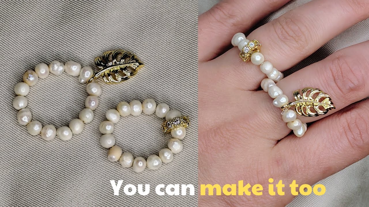 How to Make a Pearl Ring | DIY Natural Pearl Jewelry
