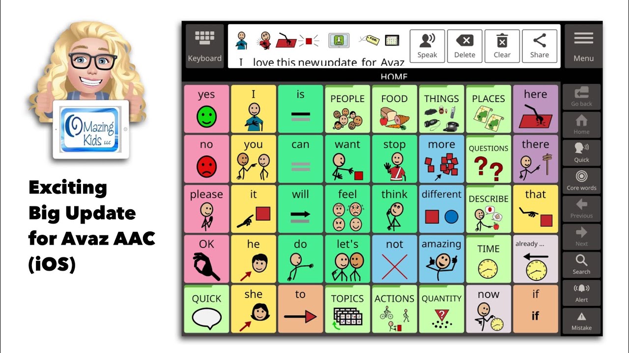 Avaz AAC: iOS version updated (update for Lifetime version coming soon)