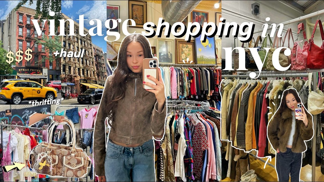 Винтажные секонд-хенды в Нью-Йорке!!! *блог о секонд-хенде + подборка одежды🛍️🗽