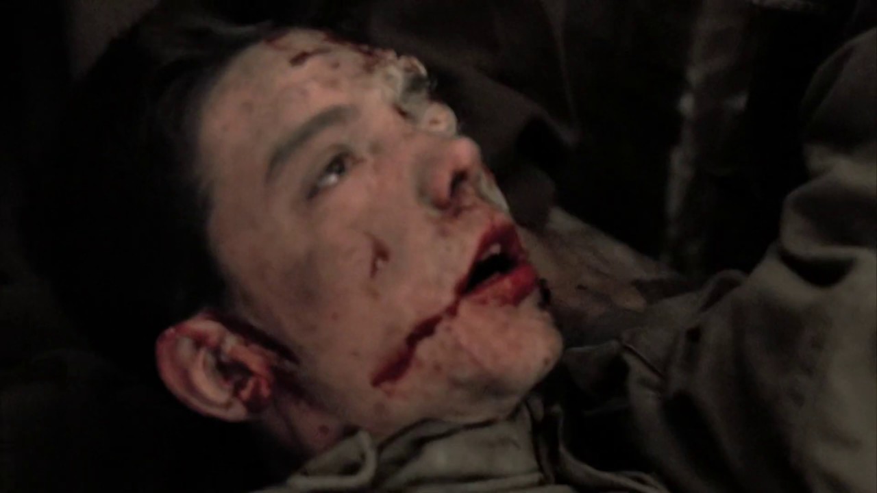 Band of Brothers 2001 Part 8 The Last Patrol 1080p Eugene E. Jackson's Death
