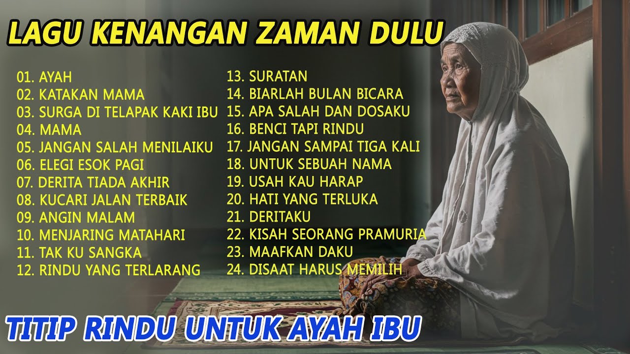 Tembang Kenangan Terpopuler Sepanjang Masa | LAGU NOSTALGIA  80AN DAN 90AN