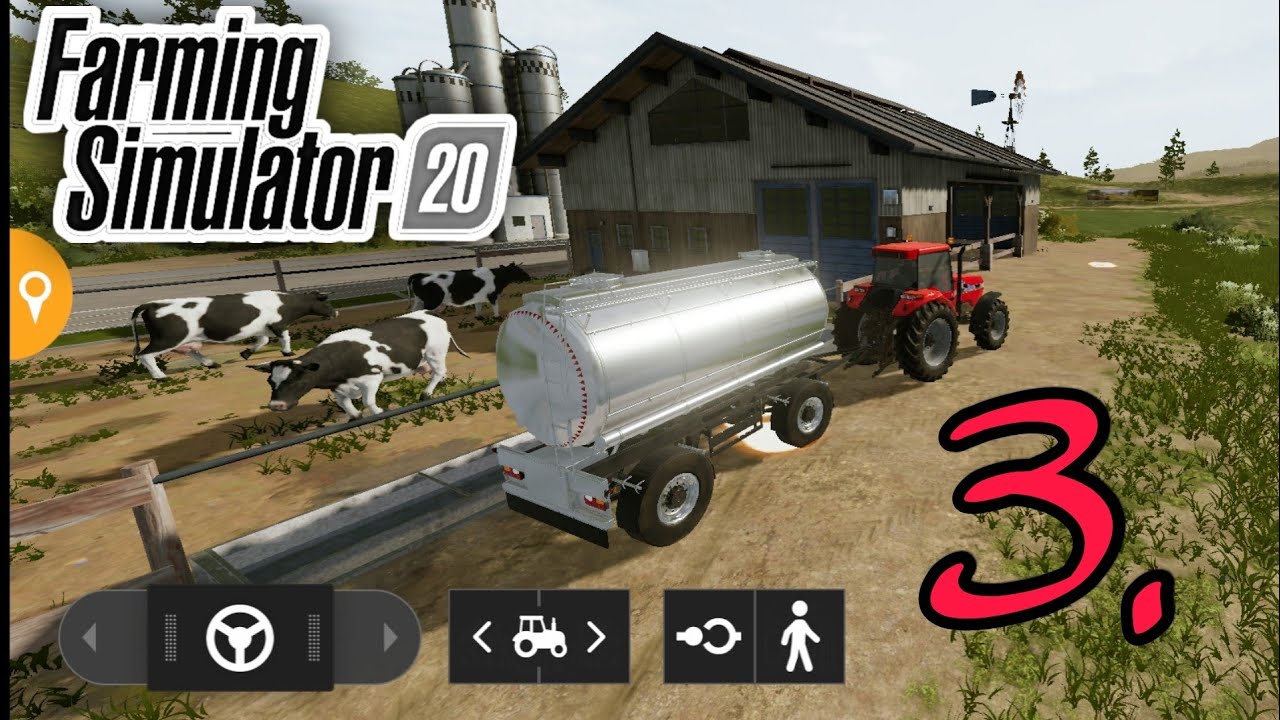 İnekleri Suluyoruz 👨‍🌾 Çiftlik Oyunu Farming Simulator 20 v3. Bölüm Fs20 Türkçe